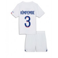 Fotbalové Dres Paris Saint-Germain Presnel Kimpembe #3 Dětské Alternativní 2022-23 Krátký Rukáv (+ trenýrky)
